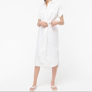 J. Crew Relaxed-fit short-sleeve cotton shirtdress
